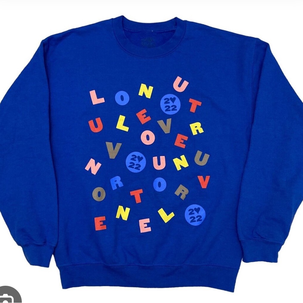 Harry Styles Blue Love on Tour Sweatshirt